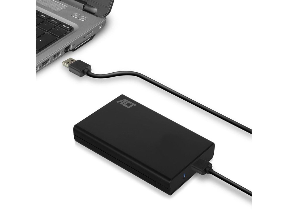 ACT AC1215 Speicherlaufwerksgehäuse HDD / SSD-Gehäuse Schwarz 2.5  (AC1215)