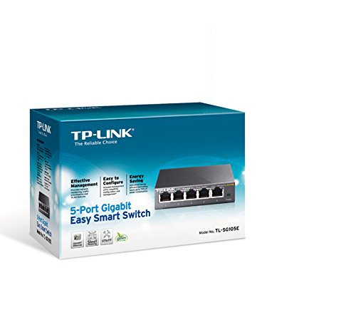 Desktop Switch TP-Link TL-SG105E RJ45 PoE 7","4 Mbps Black