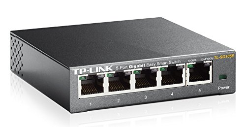 Desktop Switch TP-Link TL-SG105E RJ45 PoE 7","4 Mbps Black