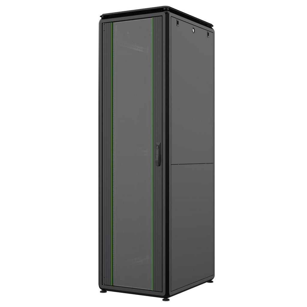 Lanview - Armoire Réseau RACK 42U Black