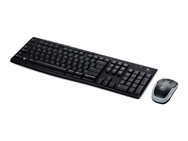 Logitech - 920-004524 - Ensemble clavier et souris sans fil fiable MK270, noir