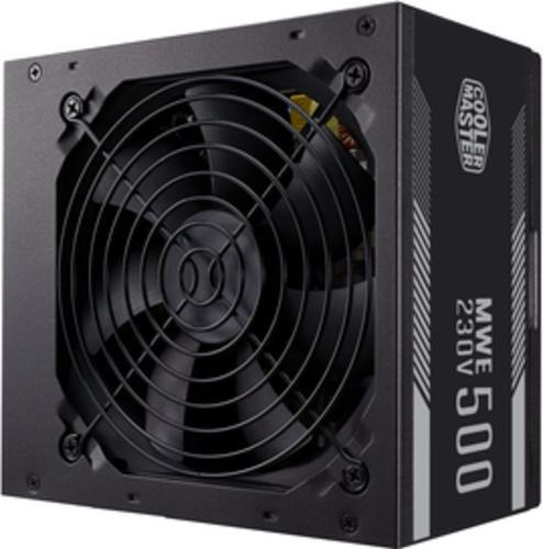Cooler Master - MPE-5001-ACABW-EU - MWE White V2 500 : alimentation ATX 500W, certifiée 80 PLUS, ventilateur 120 mm silencieux, connecteurs ATX, EPS, SATA, Molex, PCIe, protection électrique complète.