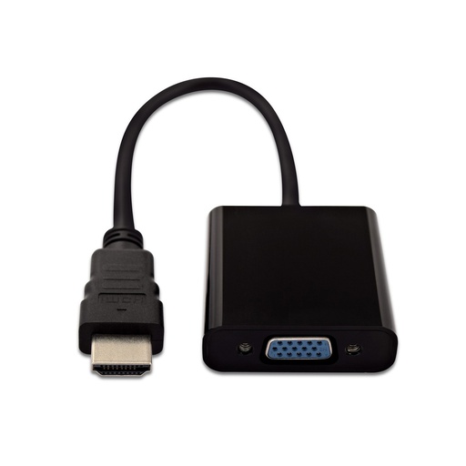 [CBLHDAVBLK-1E] V7- CBLHDAVBLK-1E - Adaptateur vidéo noir HDMI mâle vers VGA femelle