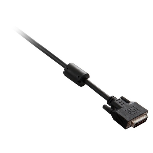 [V7E2DVI-02M-BLK] V7 - V7E2DVI-02M-BLK - Câble DVI - Double liaison - DVI-D (M) vers DVI-D (M) - 1,8 m - Noir
