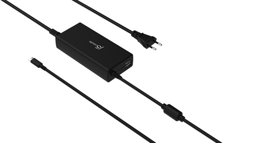 [JUP2290C] J5create - JUP2290C - Chargeur rapide USB-C® 100 W PD - EU. Noir. Inclus.