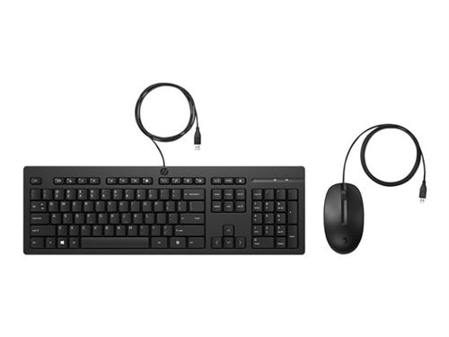 [286J4AA] HP - 286J4AA - 225 Souris filaire et clavier Belgique